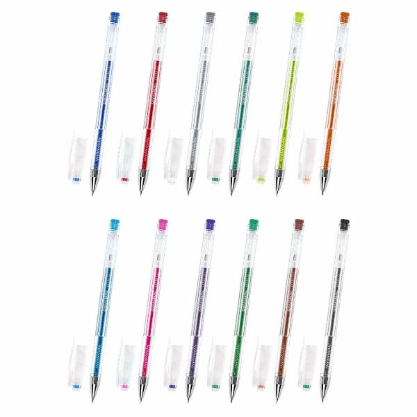 Изображение товара Набор ручек Brauberg EXTRA 12 цветов блёстки (143909)