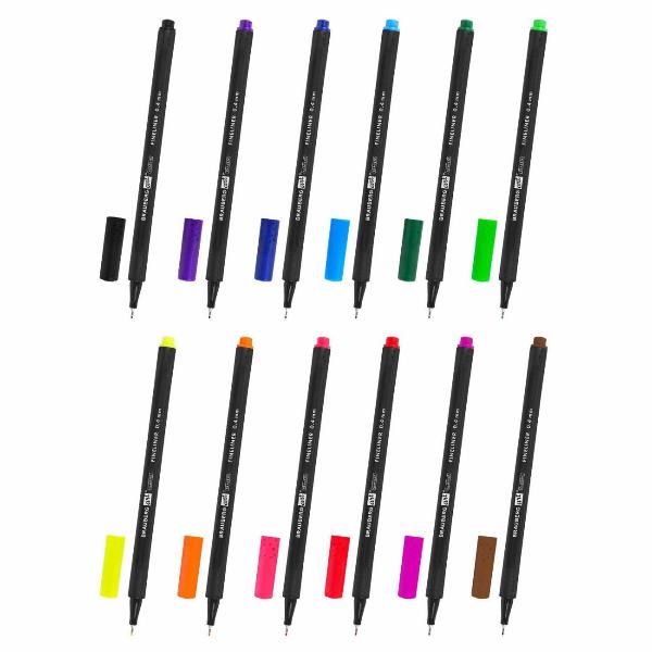 Изображение товара Набор ручек Brauberg ART 12шт 0,4мм ассорти (144147)