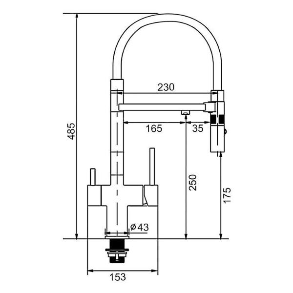 Изображение товара Смеситель Gappo G4397-83