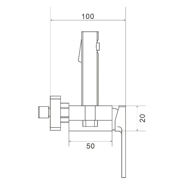 Изображение товара Гигиенический душ Rose R1805C-1