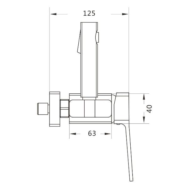 Изображение товара Гигиенический душ Shevanik S9905C-1