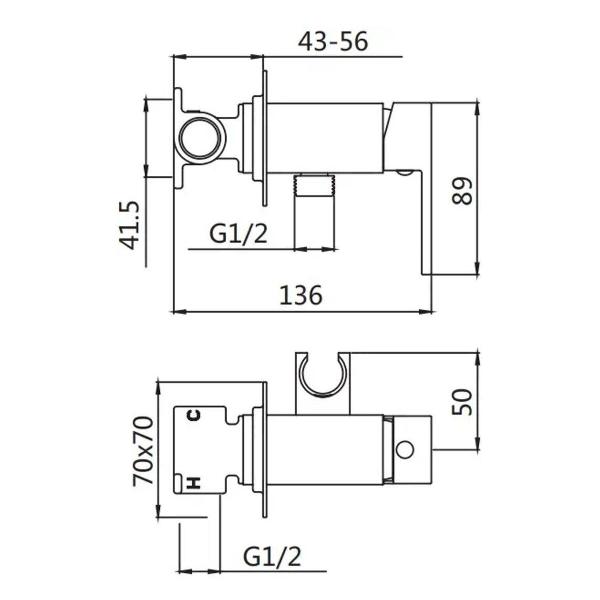 Изображение товара Гигиенический душ Shevanik S127H