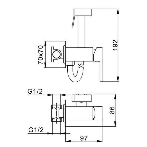Изображение товара Гигиенический душ Splenka S98.52.07