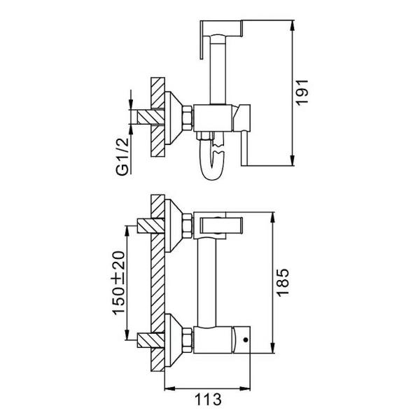 Изображение товара Гигиенический душ Splenka S99.51.03