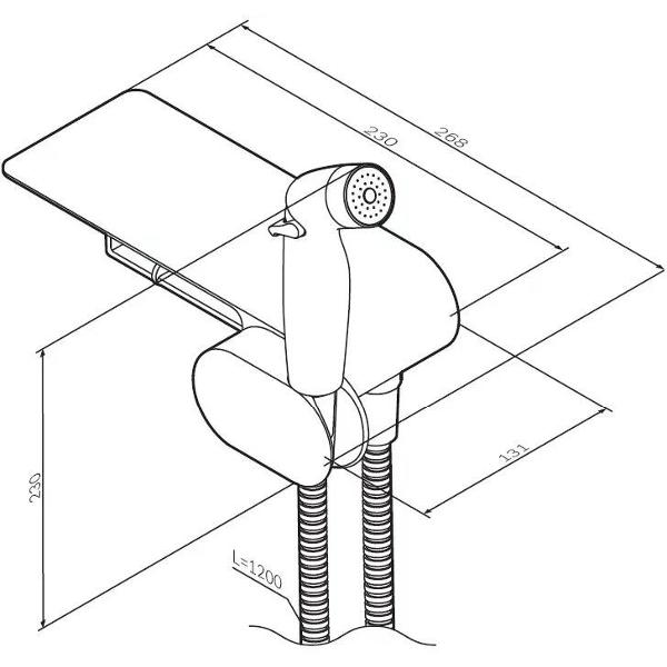 Изображение товара Гигиенический душ Am.Pm Like F0202622