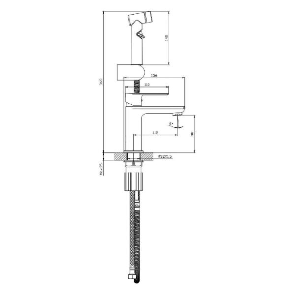 Изображение товара Гигиенический душ Splenka S05.12.06