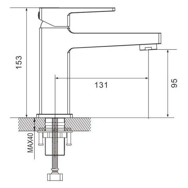 Изображение товара Смеситель Rose R2801H
