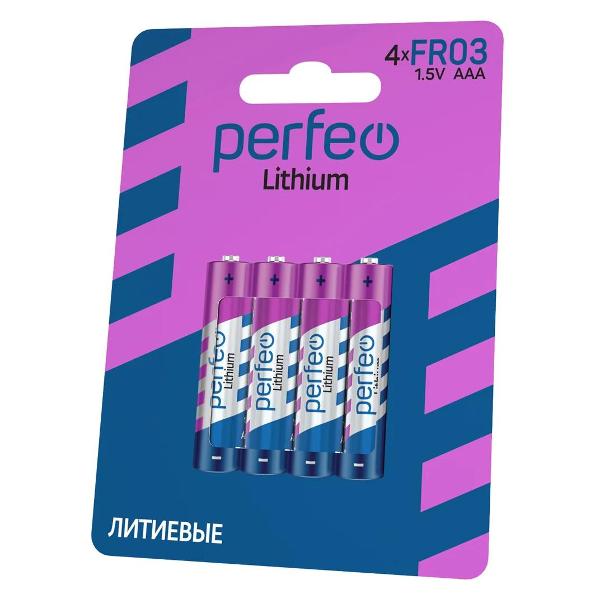 Изображение товара Батарейка литиевая Perfeo PF FR03/4BL / PF_C3332