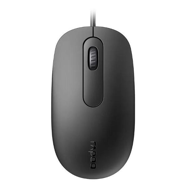 Мышь проводная Rapoo N200 Black