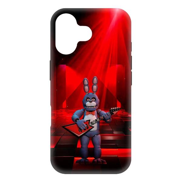 Изображение товара Чехол для iPhone 16 Krutoff ФНАФ Бонни с гитарой - стильная защита и яркий дизайн Изображение товара Чехол для iPhone 16 Krutoff ФНАФ Бонни с гитарой - стильная защита и яркий дизайн