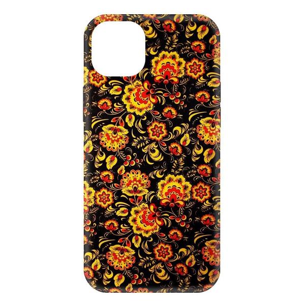 Изображение товара Чехол Krutoff Хохлома силиконовый для iPhone 15 Plus 6.7\" Изображение товара Чехол Krutoff Хохлома силиконовый для iPhone 15 Plus 6.7\"