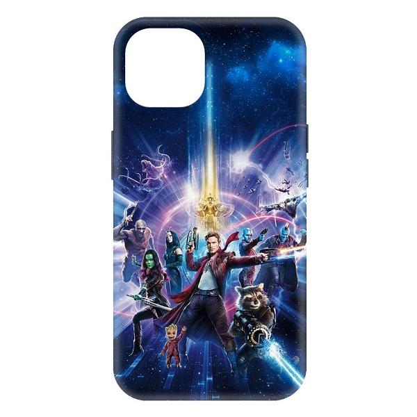 Изображение товара Чехол Krutoff Стражи Галактики. Все вместе для iPhone 15 (477392)