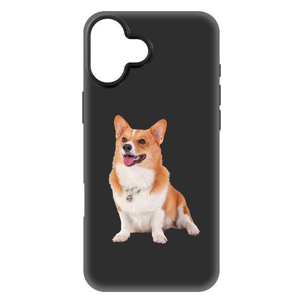 Изображение товара Чехол Krutoff Корги для iPhone 16 Plus