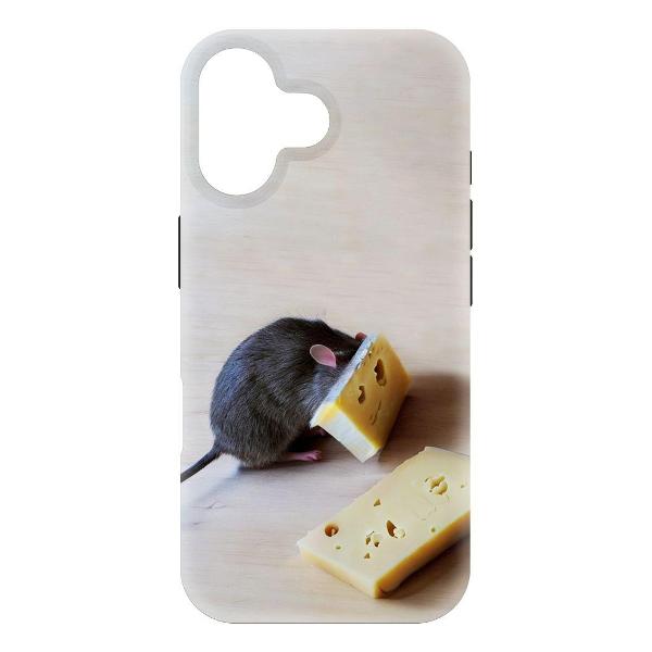 Изображение товара Чехол Krutoff Мышь и сыр для iPhone 16