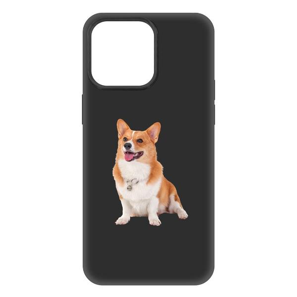 Изображение товара Чехол Krutoff для iPhone 15 Pro Max с рисунком "корги" — ударопрочный и стильный Изображение товара Чехол Krutoff для iPhone 15 Pro Max с рисунком "корги" — ударопрочный и стильный