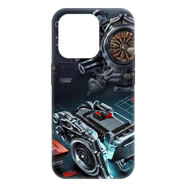 Изображение товара Чехол для смартфона, телефона Krutoff Моторы для iPhone 15 Pro (477697)