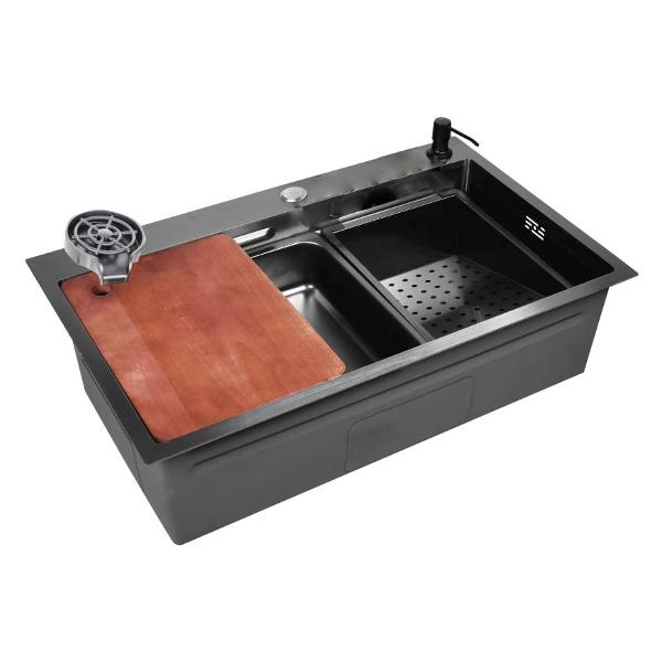 Изображение товара Мойка кухонная Wisent WM36045B графитовая