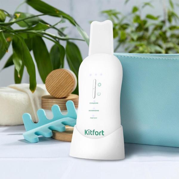 Изображение товара Аппарат для ультразвуковой чистки лица Kitfort КТ-4125