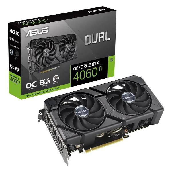 Видеокарта ASUS DUAL-RTX4060TI-O8G-EVO (90YV0J48-M0NA00)