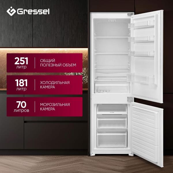 Изображение товара Встраиваемый холодильник комби Gressel UBW36600