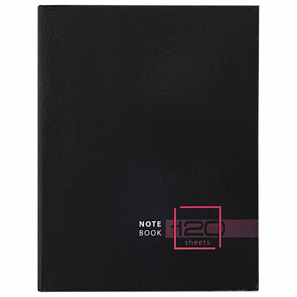 Изображение товара Тетрадь на кольцах 120 листов Brauberg А5 175х215мм, 120л, твердый картон, клетка, Dark, 404709