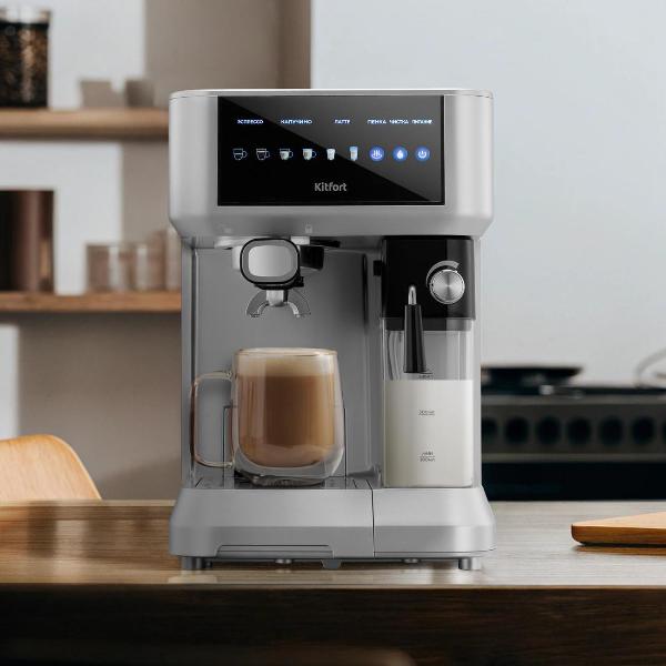 Изображение товара Кофеварка рожкового типа Kitfort КТ-7545