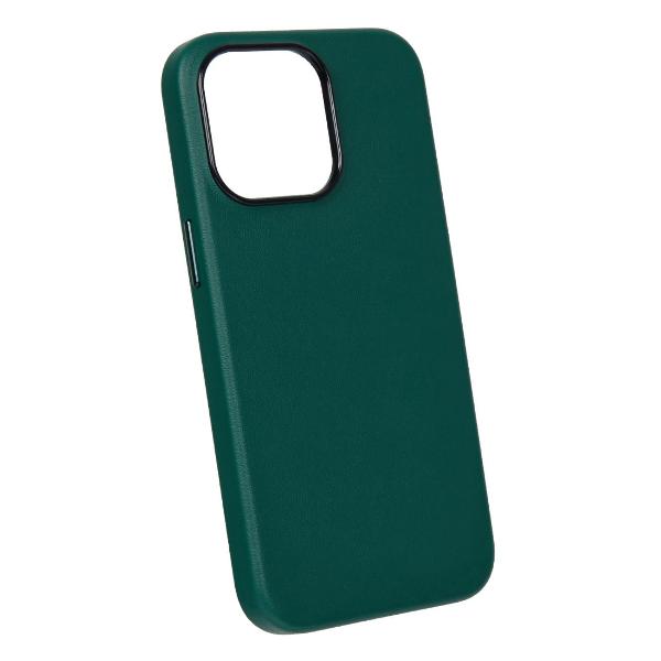 Изображение товара Чехол Leather Co с MagSafe для iPhone 15 Pro (New line) зеленый
