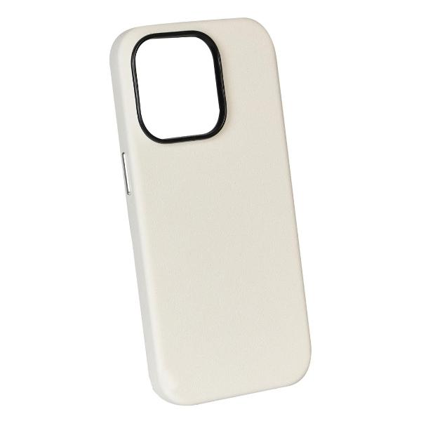 Изображение товара Чехол Leather Co для iPhone 15 White
