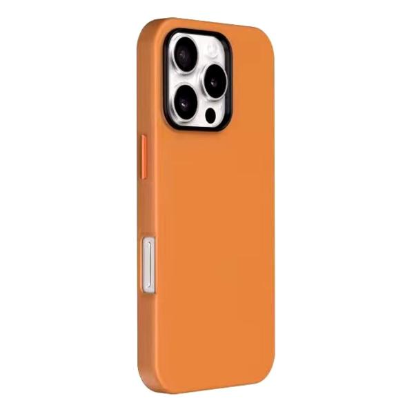 Изображение товара Чехол Leather Co для iPhone 16 оранжевый