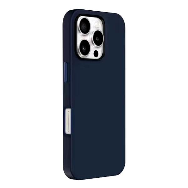 Изображение товара Чехол Leather Co для iPhone 16 Pro Max темно синий