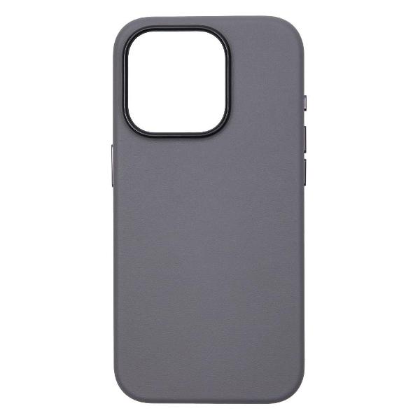 Изображение товара Чехол Leather Co. MagSafe для iPhone 16 Pro серый
