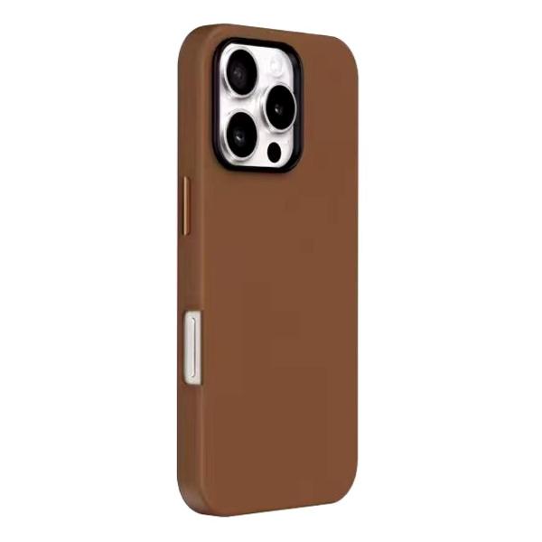 Изображение товара Чехол Leather Co для iPhone 16 Pro Max коричневый