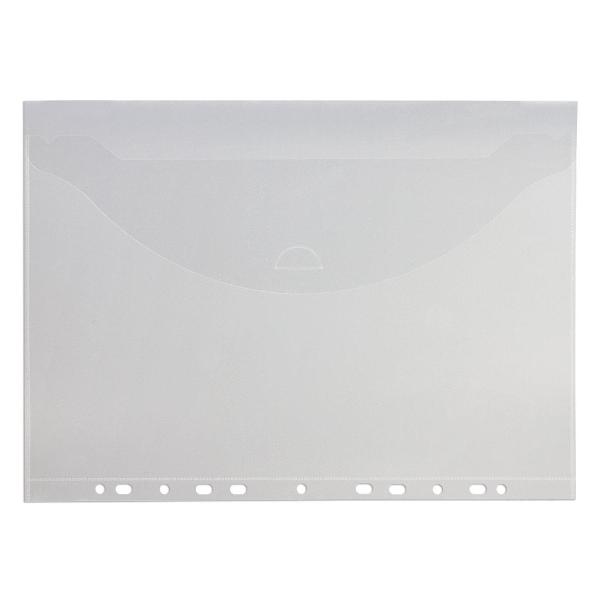 Изображение товара Папка А4 для документов Brauberg 10 шт., до 50 л, прозрачная, 0,15 мм, 227312