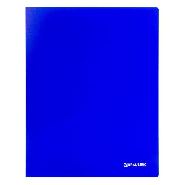 Изображение товара Папка А4 для документов Brauberg "Neon", 25мм, синяя, до 170л, 0,7мм, 227459