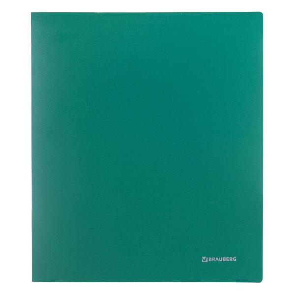 Изображение товара Папка А4 для документов Brauberg Стандарт 40мм зеленая до 300 листов 0,9 мм, 270481