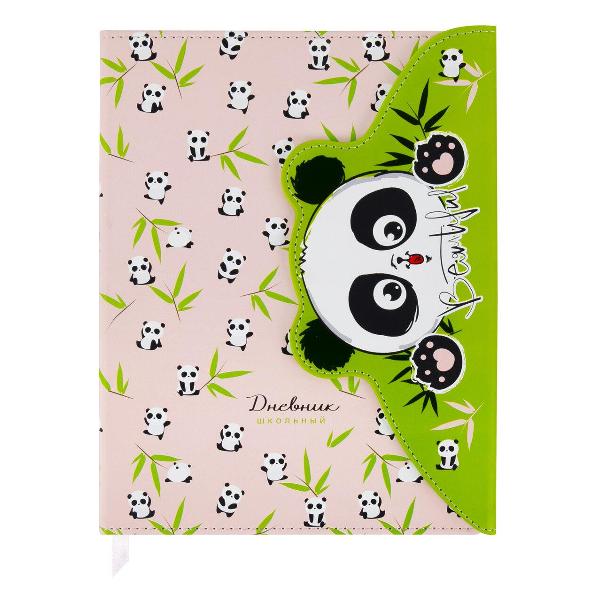 Изображение товара Школьный дневник Юнландия 1-11 класс кожзам Панда 106563