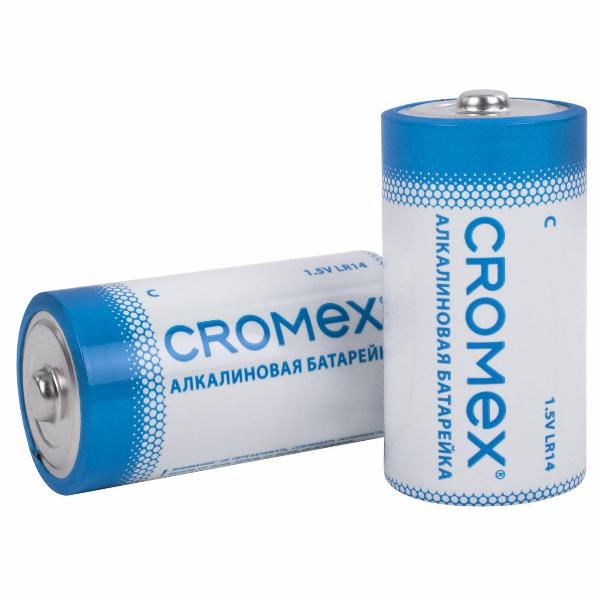 Изображение товара Батарейка алкалиновая (щелочная) CROMEX C LR14, 14А 4шт 456455