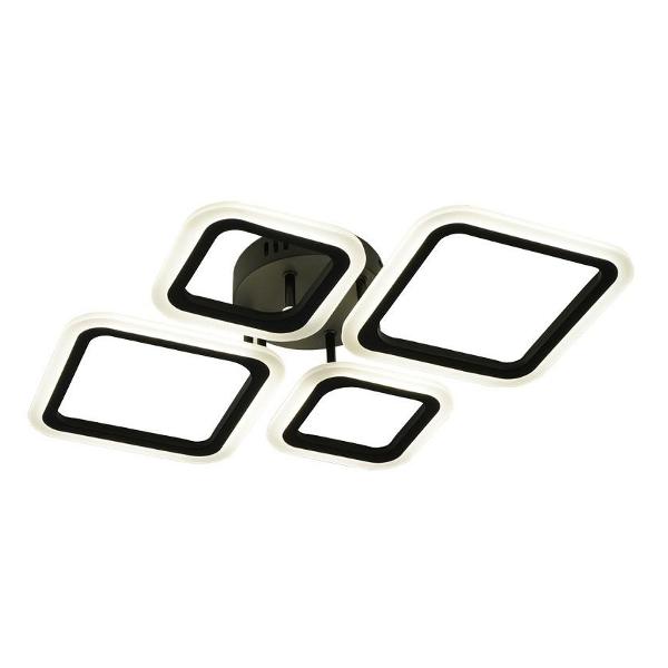 Изображение товара Люстра Estares OVAL 60W 4S-RC-600x445x95-BLACK/WHITE-220-IP20