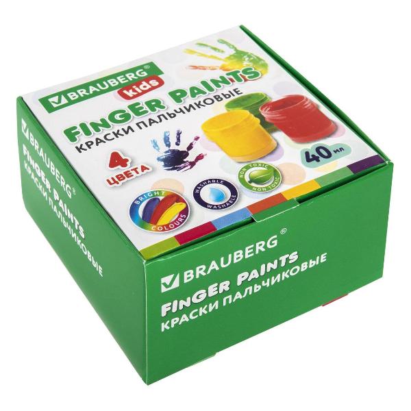 Изображение товара Краски Brauberg KIDS 4цв по 40мл 192278