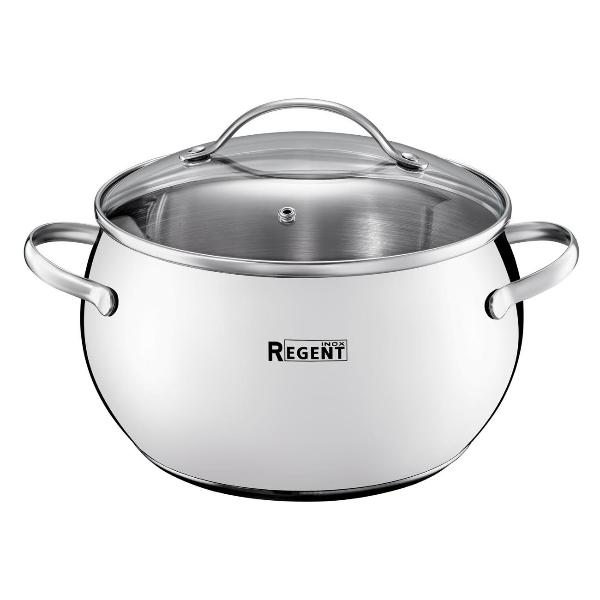 Изображение товара Кастрюля 22см/5.5л с крышкой REGENT inox Apple B