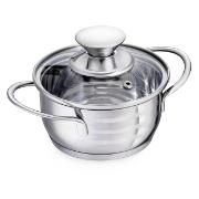 Изображение товара Кастрюля 12см/0.7л с крышкой REGENT inox Bimbo vitro