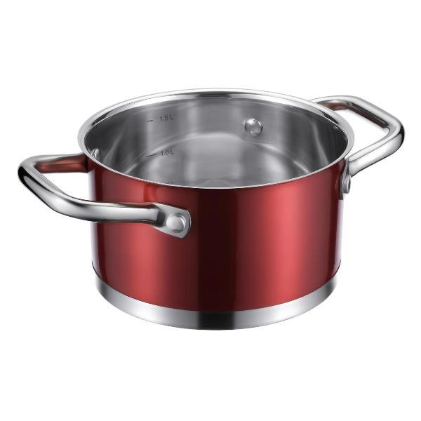 Изображение товара Кастрюля 18см/2.5л с крышкой REGENT inox Stendal