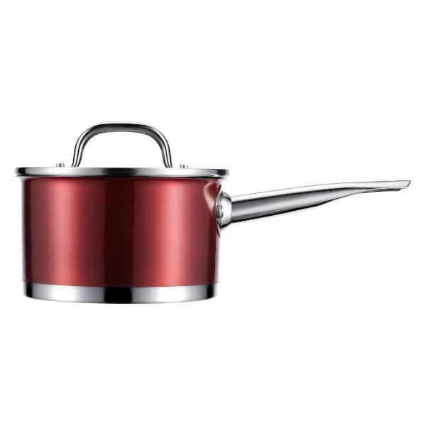 Изображение товара Ковш 16см/1.8л с крышкой REGENT inox Stendal