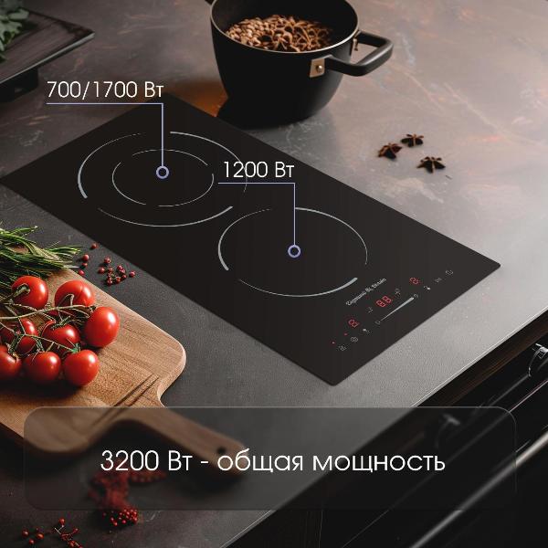 Изображение товара Встраиваемая электрическая панель Zigmund & Shtain CN 50.3 B