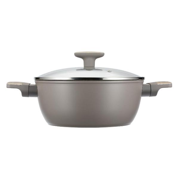 Изображение товара Кастрюля 3.7л/24см (кованый алюминий) с крышкой REGENT inox LATTE