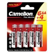 Изображение товара Батарейка алкалиновая (щелочная) Camelion LR06-BP6+4 АА