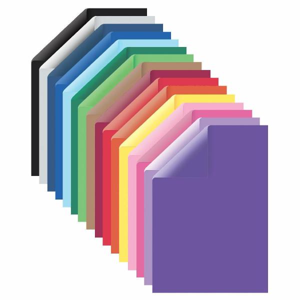 Изображение товара Цветная бумага А4 Brauberg 180г/м2 160л 16цв 115090