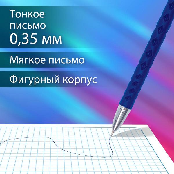 Изображение товара Ручка Brauberg 12 штук, линия 0,35мм, 880732