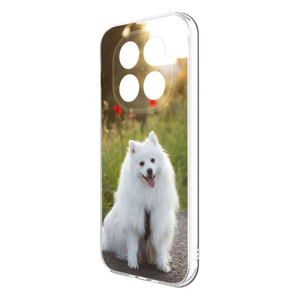 Изображение товара Чехол Krutoff Белый шпиц Xiaomi Redmi Note 14 Pro 4G