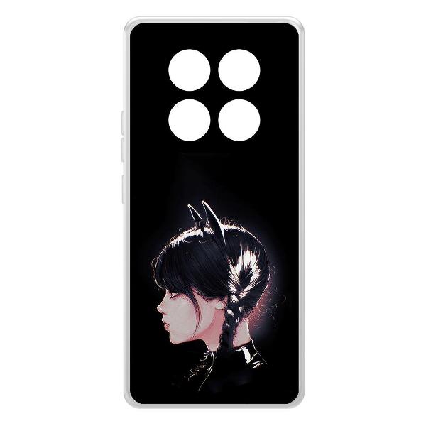 Изображение товара Чехол Krutoff Кошка Уэнсдей Redmi Note 14 Pro 4G